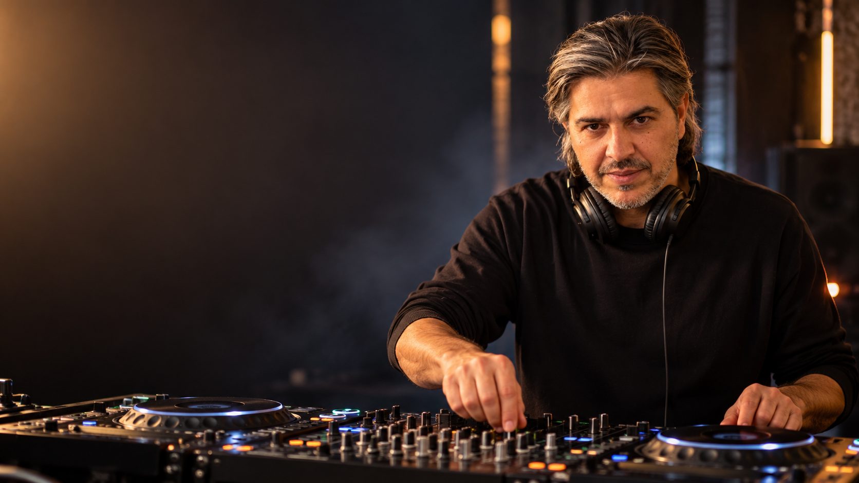 Ο George Kara στην κονσόλα DJ